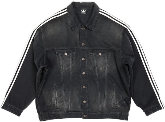 발렌시아가 x 아디다스 오리지널 로고 프린트 스트라이프 데님 자켓 유니섹스 블랙 724775TNW541129 Order 발렌시아가 x 아디다스 오리지널 로고 프린트 스트라이프 데님 자켓 유니섹스 블랙 724775TNW541129