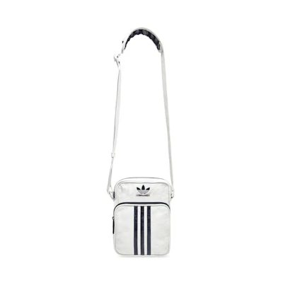 Balenciaga x adidas Small Crossbody Messenger Bag White/Black
