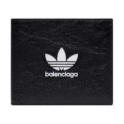 Balenciaga x adidas Square Folded Wallet Black