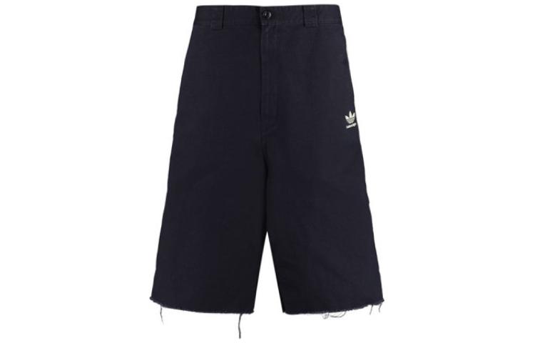 Order Balenciaga x adidas SS23  Navy Logo Print Loose-Fit Shorts. 725587TNP048065