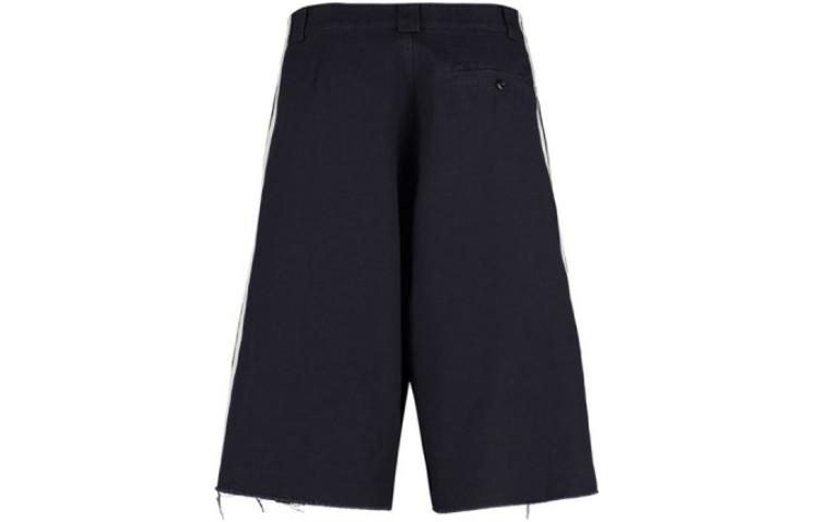 Lookbook Balenciaga x adidas SS23  Navy Logo Print Loose-Fit Shorts. 725587TNP048065