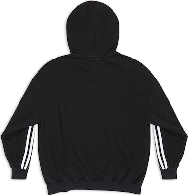 Balenciaga x adidas SS23 黑色側條紋LOGO拉鍊連帽外套 寬鬆版型 男女適穿 723754TNVN28482 Lookbook Balenciaga x adidas SS23 黑色側條紋LOGO拉鍊連帽外套 寬鬆版型 男女適穿 723754TNVN28482