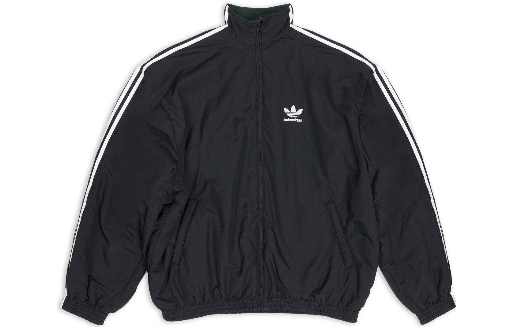 Balenciaga adidas SS23 Reversible Embroidered Logo Striped Jacket Black Unisex. 725294TNO793230 圖 4