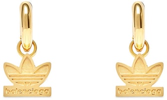 Balenciaga x adidas Trefoil Earrings Gold Balenciaga x adidas Trefoil Earrings Gold