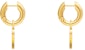 Balenciaga x adidas Trefoil Earrings Gold