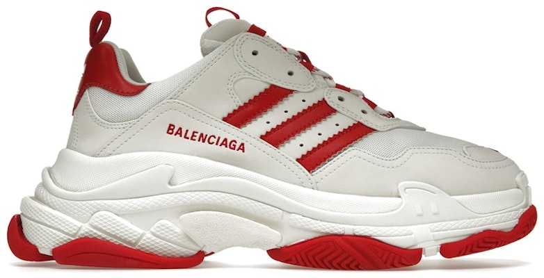 발렌시아가 x 아디다스 트리플 S 스니커즈 '화이트 레드' IF0166 Buy 발렌시아가 x 아디다스 트리플 S 스니커즈 '화이트 레드' IF0166