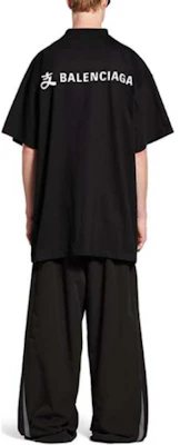 巴黎世家 x 支付宝 SS25 黑色宽松男女同款标志印花T恤 787349TRVY91000 Purchase 巴黎世家 x 支付宝 SS25 黑色宽松男女同款标志印花T恤 787349TRVY91000