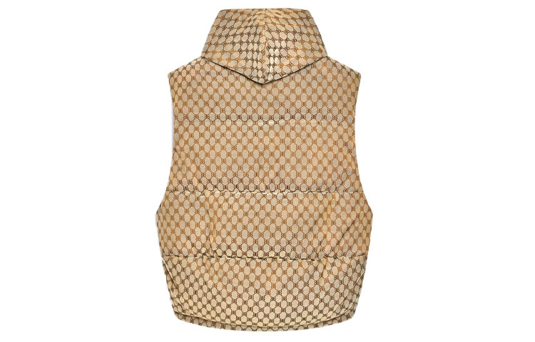 Balenciaga Gucci Hacker Series BB Monogram Hooded Vest Beige Unisex. 681884TLO539585 圖 3