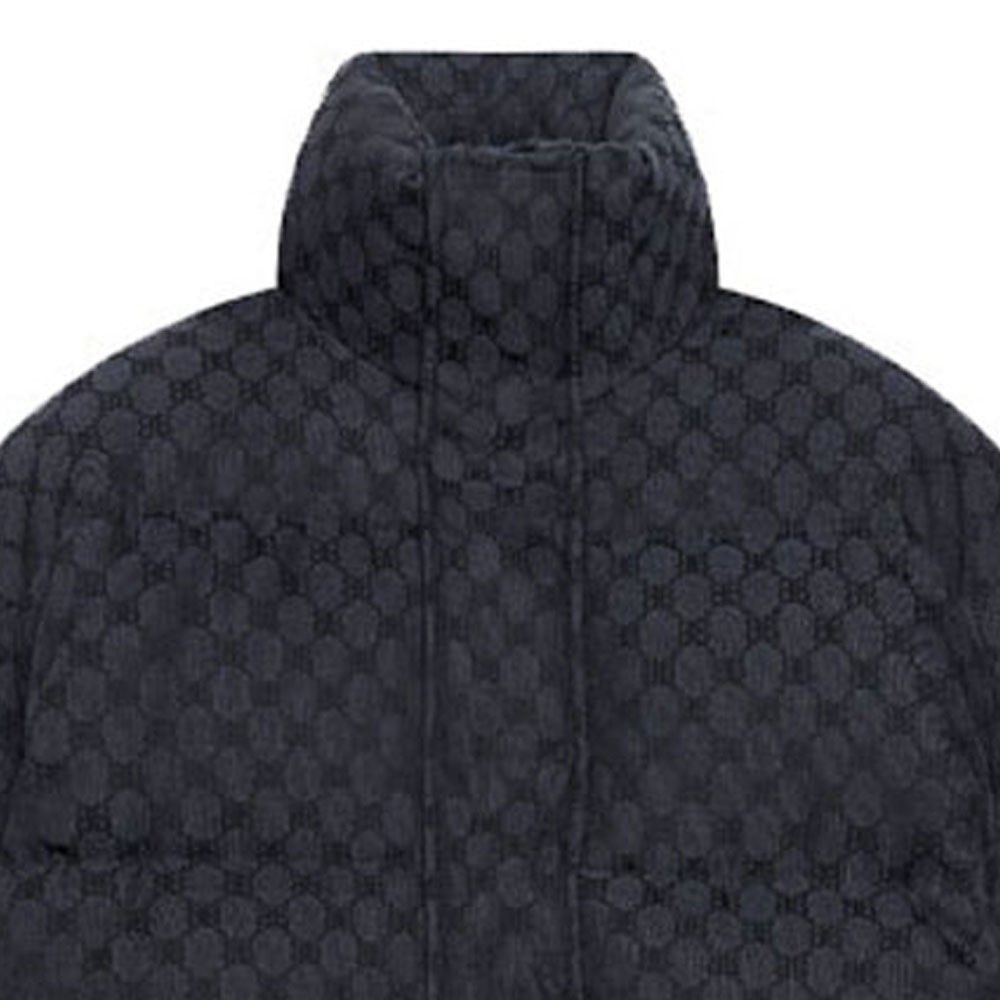 Sizing 巴黎世家 x Gucci Hacker 系列 BB 提花冬季男女通用外套 黑色 681883TLO531269