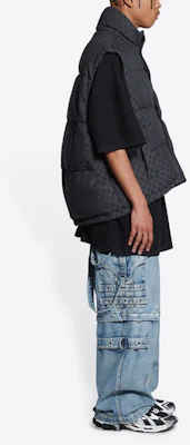 Balenciaga x Gucci Monogram Jaket Rompi Tebal Hoodie Unisex Hitam. 681884TLO531269 Details for Balenciaga x Gucci Monogram Jaket Rompi Tebal Hoodie Unisex Hitam. 681884TLO531269