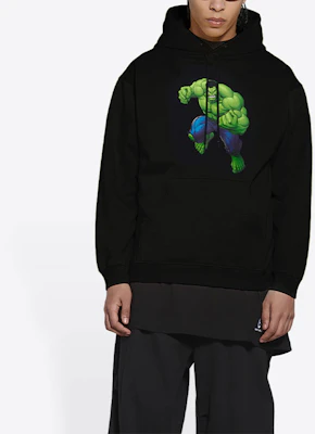 Balenciaga x Hulk 黑色寬鬆版印花連帽上衣 600583TLV581000 Purchase Balenciaga x Hulk 黑色寬鬆版印花連帽上衣 600583TLV581000
