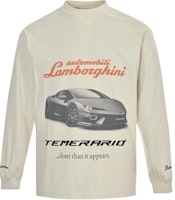 Balenciaga x Lamborghini Car Print Oversized Long Sleeve T-Shirt Dirty White Unisex 835839TSVP99012 Balenciaga x Lamborghini Car Print Oversized Long Sleeve T-Shirt Dirty White Unisex 835839TSVP99012