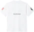 Lookbook Balenciaga x NASA Logo Cetakan Baju T Putih Regular Fit. 651795TKVD79040