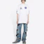 Shop Balenciaga x NASA Logo Cetakan Baju T Putih Regular Fit. 651795TKVD79040