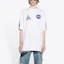 Sizing Balenciaga x NASA Logo Cetakan Baju T Putih Regular Fit. 651795TKVD79040