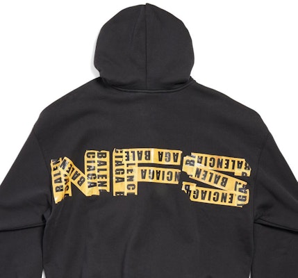 巴黎世家 x 极速快感 FW24 标志拉链连帽衫 男女同款 黑色 770939TQV721083 Purchase 巴黎世家 x 极速快感 FW24 标志拉链连帽衫 男女同款 黑色 770939TQV721083