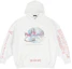 Order Balenciaga x Pink Martini FW22 Hoodie Putih dengan Cetakan Graffiti Unisex. 697971TMVO19800