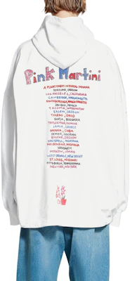 Balenciaga x Pink Martini FW22 Hoodie Putih dengan Cetakan Graffiti Unisex. 697971TMVO19800 Details for Balenciaga x Pink Martini FW22 Hoodie Putih dengan Cetakan Graffiti Unisex. 697971TMVO19800