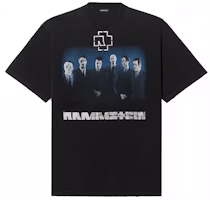 Balenciaga x Rammstein Collab Loose Fit Black T-Shirt. 651795TLV511000 Balenciaga x Rammstein Collab Loose Fit Black T-Shirt. 651795TLV511000