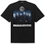 Order Balenciaga x Rammstein Kolaborasi T-Shirt Longgar Hitam. 651795TLV511000