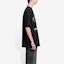 Sizing Balenciaga x Rammstein Kolaborasi T-Shirt Longgar Hitam. 651795TLV511000