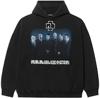 Balenciaga x Rammstein Logo Printed Hoodie Unisex Black. 651799TLV531000 Balenciaga x Rammstein Logo Printed Hoodie Unisex Black. 651799TLV531000