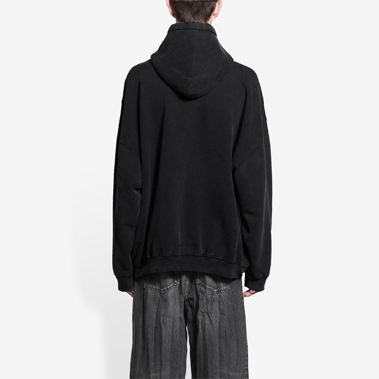 Purchase Balenciaga x Rammstein Logo Printed Hoodie Unisex Black. 651799TLV531000