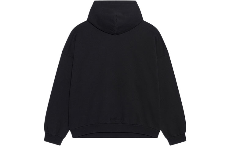 Lookbook 발렌시아가 x 심슨 가족 블랙 그래픽 프린트 후디 남성 캐주얼웨어. 674986TLVG81000