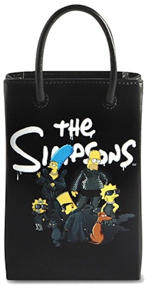 Balenciaga x The Simpsons Mini Shopping Bag Black Buy Balenciaga x The Simpsons Mini Shopping Bag Black