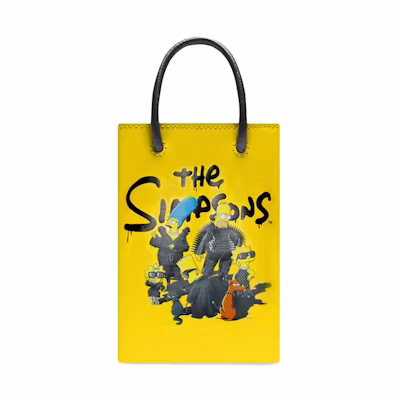 Balenciaga x The Simpsons Mini Shopping Bag Yellow