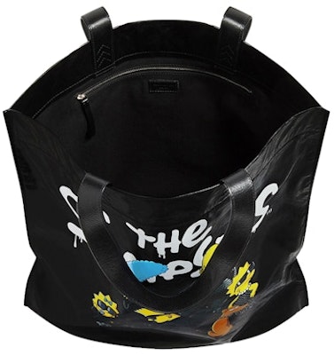 Balenciaga x The Simpsons Shopper Shoulder Tote Bag Medium Black Lookbook Balenciaga x The Simpsons Shopper Shoulder Tote Bag Medium Black