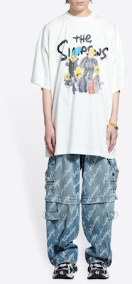 Balenciaga x The Simpsons White Graphic Print Crewneck T-Shirt . 676589TLVG70901 Purchase Balenciaga x The Simpsons White Graphic Print Crewneck T-Shirt . 676589TLVG70901
