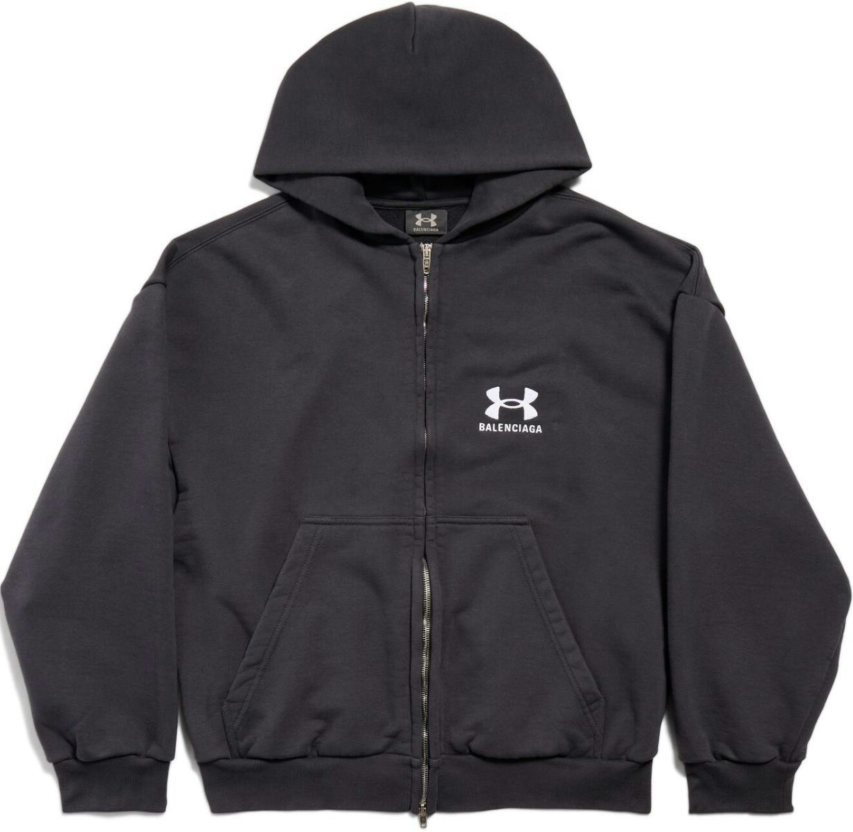 balenciaga-x-under-armour-fw-24-logo-print-zip-hoodie-black-unisex-regular-fit-803264-trvb-89034
