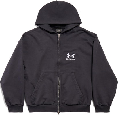 Balenciaga x Under Armour FW24 Sudadera con Capucha Negra Unisex Logo Regular. 803264TRVB89034 Order Balenciaga x Under Armour FW24 Sudadera con Capucha Negra Unisex Logo Regular. 803264TRVB89034