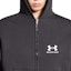 Cheap Balenciaga x Under Armour FW24 Sudadera con Capucha Negra Unisex Logo Regular. 803264TRVB89034