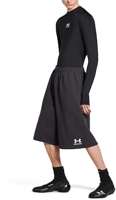 巴黎世家 x Under Armour SS25 標誌印花寬鬆短褲 黑色 795261TRVB89034 Details for 巴黎世家 x Under Armour SS25 標誌印花寬鬆短褲 黑色 795261TRVB89034