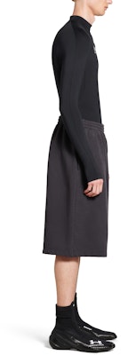 巴黎世家 x Under Armour SS25 標誌印花寬鬆短褲 黑色 795261TRVB89034 Sizing 巴黎世家 x Under Armour SS25 標誌印花寬鬆短褲 黑色 795261TRVB89034