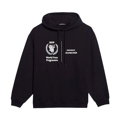 Balenciaga WFP Black Logo Print Sweatshirt 600583THV831000