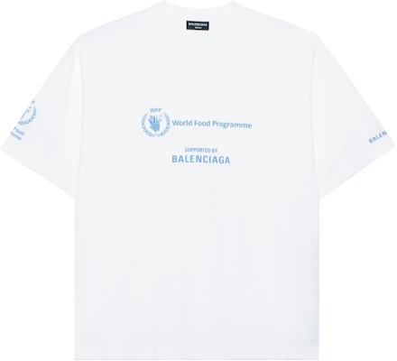 Balenciaga x WFP FW22 Kaos Crewneck Logo Putih Edisi Pria 612966TMVL29086 Buy Balenciaga x WFP FW22 Kaos Crewneck Logo Putih Edisi Pria 612966TMVL29086