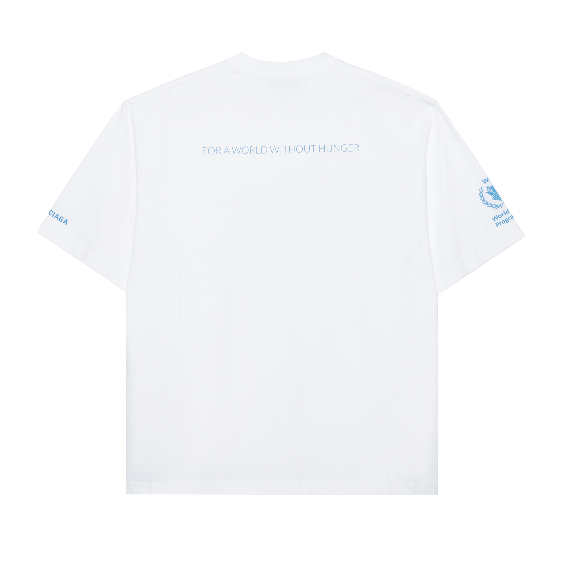 Balenciaga WFP FW22 Logo Print Crewneck T-Shirt White Male Edition 612966TMVL29086 圖 3