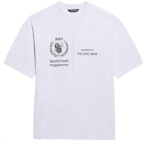 Balenciaga x WFP Logo Print Grey Crewneck Short Sleeve T-Shirt Men’s. 612966THV841167 Balenciaga x WFP Logo Print Grey Crewneck Short Sleeve T-Shirt Men’s. 612966THV841167