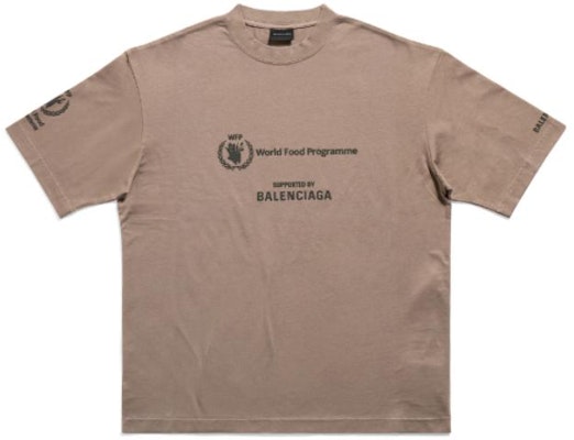 Balenciaga x WFP SS23 Baju T-Shirt Oversized Logo Cetakan Khaki Edisi. 612966TMVL27761 Order Balenciaga x WFP SS23 Baju T-Shirt Oversized Logo Cetakan Khaki Edisi. 612966TMVL27761