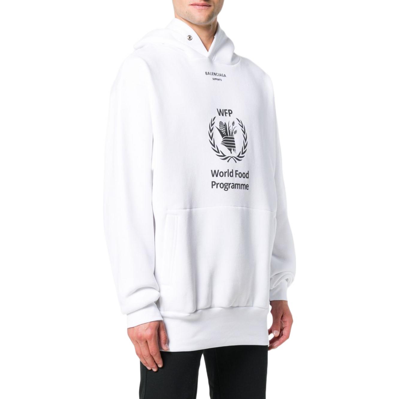 Purchase 巴黎世家 x WFP 白色印花长袖套头衫 541870TCV343307