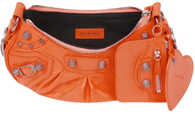 Balenciaga Year of the Tiger Le Cagole Shoulder Bag XS Orange Shop Balenciaga Year of the Tiger Le Cagole Shoulder Bag XS Orange