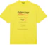 Order Camiseta Balenciaga Amarilla Oversize con Estampado de Logo. 651795TKVF87175