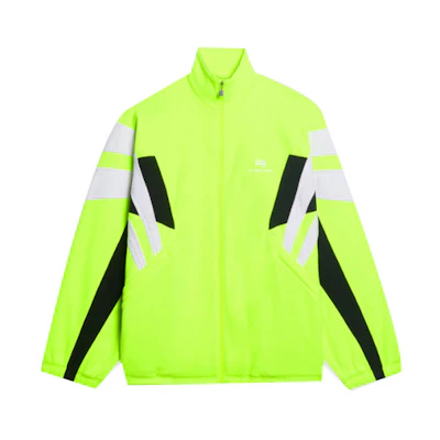 Balenciaga Yellow Zip-Up Track Jacket with Stand Collar 675272TJQ320720