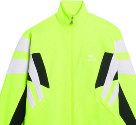 Balenciaga Kuning Zip-Up Track Jacket dengan Kolar Berdiri 675272TJQ320720 Sizing Balenciaga Kuning Zip-Up Track Jacket dengan Kolar Berdiri 675272TJQ320720
