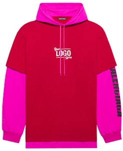 Balenciaga Your Logo Here Baju Bertudung 'Raspberry/Putih' 657037 TKV82 6295 Buy Balenciaga Your Logo Here Baju Bertudung 'Raspberry/Putih' 657037 TKV82 6295