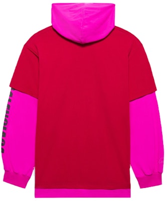 Balenciaga Your Logo Here Hooded T-Shirt 'Raspberry/White' Order Balenciaga Your Logo Here Hooded T-Shirt 'Raspberry/White'