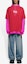 Lookbook Balenciaga Your Logo Here Hooded T-Shirt 'Raspberry/White'